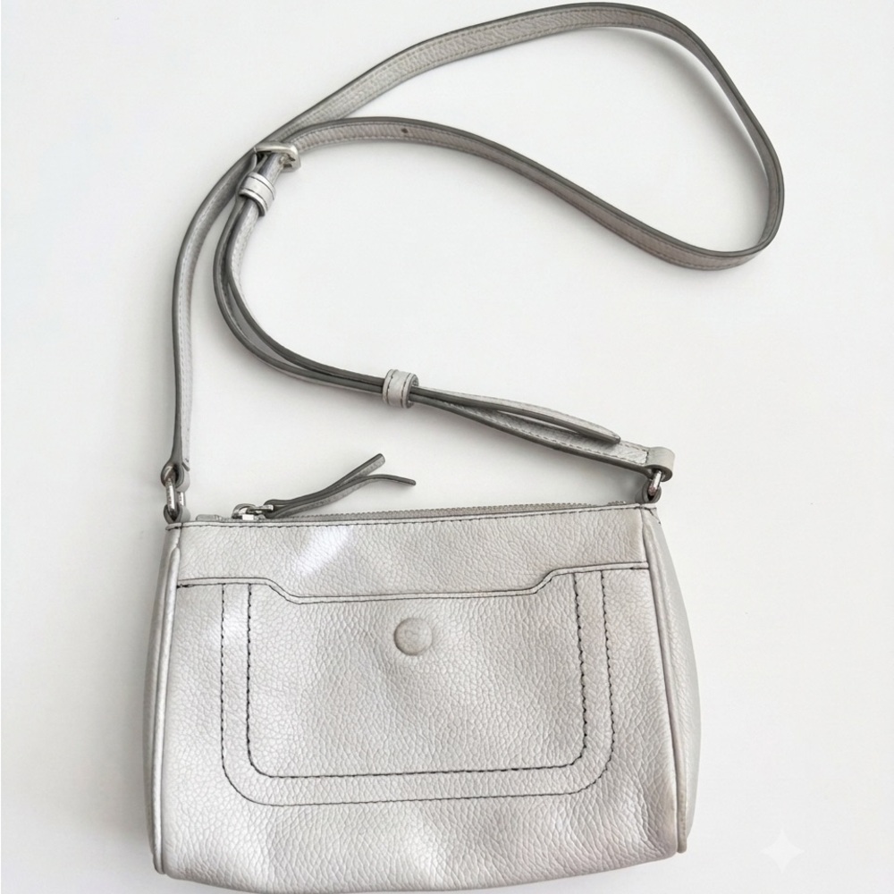 Marc Jacobs Gray Leather Crossbody